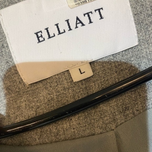 Elliat Oversized V-Neck Slim Fit Wool One Button Jacket L - Picture 7 of 9